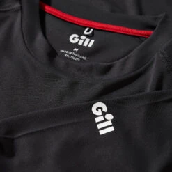 Gill Mens UV Tec Crew Neck Long Sleeve Tee - Charcoal -Yacht Clothing Store 2019 Gill UV Tec Long Sleeve Tee UV011 Charocal 4