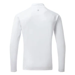 Gill Mens UV Tec Zip Neck Long Sleeve Tee - White -Yacht Clothing Store 2019 Gill UV Tec Long Sleeve Zip Tee UV009 White 3