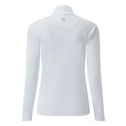 Gill Womens UV Tec Long Sleeve Zip Tee - White -Yacht Clothing Store 2019 Gill Womens UV Tec Long Sleeve Zip Tee UV009W White 3