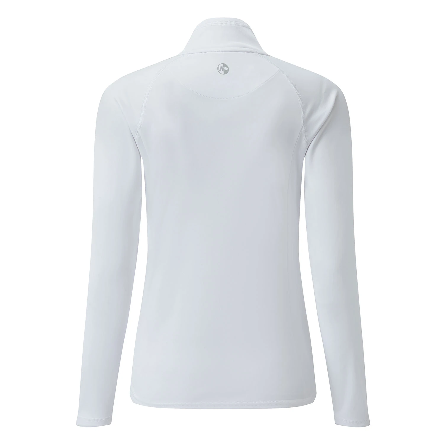 Gill Womens UV Tec Long Sleeve Zip Tee - White - Image 3