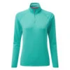 Gill Womens UV Tec Long Sleeve Zip Tee - Turquoise -Yacht Clothing Store 2020 Gill UV009W Turquoise 1