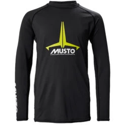 Musto Youth Insignia UV Fast Dry Rash Guard - Black