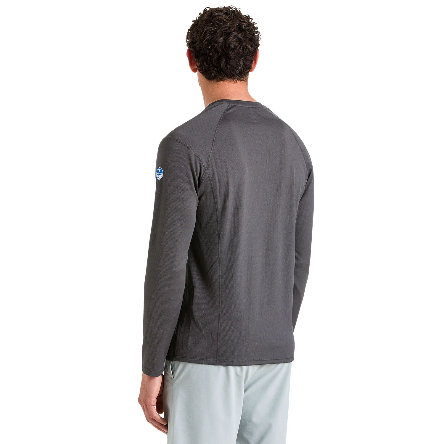 North Sails Quick Dry Long Sleeve Tech T-Shirt - Dark Grey 5 North Sails Quick Dry Long Sleeve Tech T-Shirt - Dark Grey - Image 3