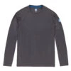 North Sails Quick Dry Long Sleeve Tech T-Shirt - Dark Grey -Yacht Clothing Store 2020 North Sails Long Sleeve Polo Shirt 27M203 0024 psfront1