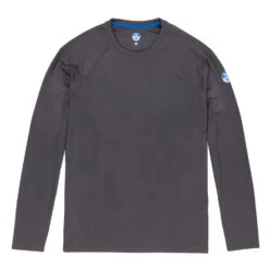 North Sails Quick Dry Long Sleeve Tech T-Shirt - Dark Grey