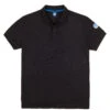North Sails UPV 40+ Piquet Polo - Black -Yacht Clothing Store 2020 North Sails Polo Shirt 27M100 0099 psfront1