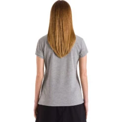 North Sails Womens UVP 40+ Polo - Grey Melange -Yacht Clothing Store 2020 North Sails Womens Polo 27W100 0027 msback1