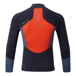 Gill Junior Race Firecell Long Sleeve Wetsuit Top - Blue -Yacht Clothing Store 2020 Gill RS17 DARK DENIM ORANGE 3 1