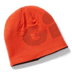 Gill Reversible Knit Beanie - Black/Orange -Yacht Clothing Store 2021 Gill Reversible Knit Beanie ht48 blk20 2