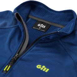 Gill OS Thermal Zip Neck Neck Top - Atlantic Blue -Yacht Clothing Store 2022 Gill OS Thermal Half Zip Top 1081 BLU42 3