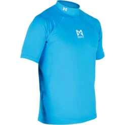 Magic Marine Cube Short Sleeve Rash Guard - Blue -Yacht Clothing Store 2022 Magic Marine Cube Short Sleeve Rash Guard Blue MM081010 400 03