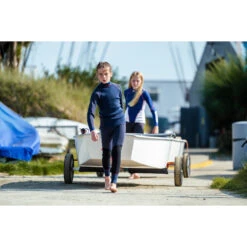 Musto Junior Flexlite Alumin 3 Long John Wetsuit - Midnight/Marl -Yacht Clothing Store 2022 Musto Junior Flexlite Alumin Wetsuit 82080 690 3