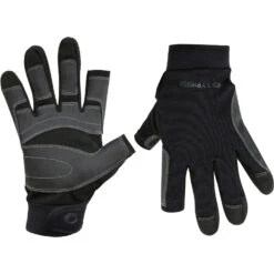 Typhoon Raceline 2.0 Full Finger Sailing Gloves - Black