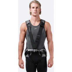 Zhik T4 Trapeze Harness - Black -Yacht Clothing Store 2023 Zhik T4 Trapeze Harness HRN 0041 U DGY MaleModel1