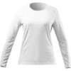 Zhik Womens UVActive Long Sleeve Quick Dry UV50+ Top - White ATP-0075 -Yacht Clothing Store 2023 Zhik UV Active TopATP 0070 W WHT Front 0022