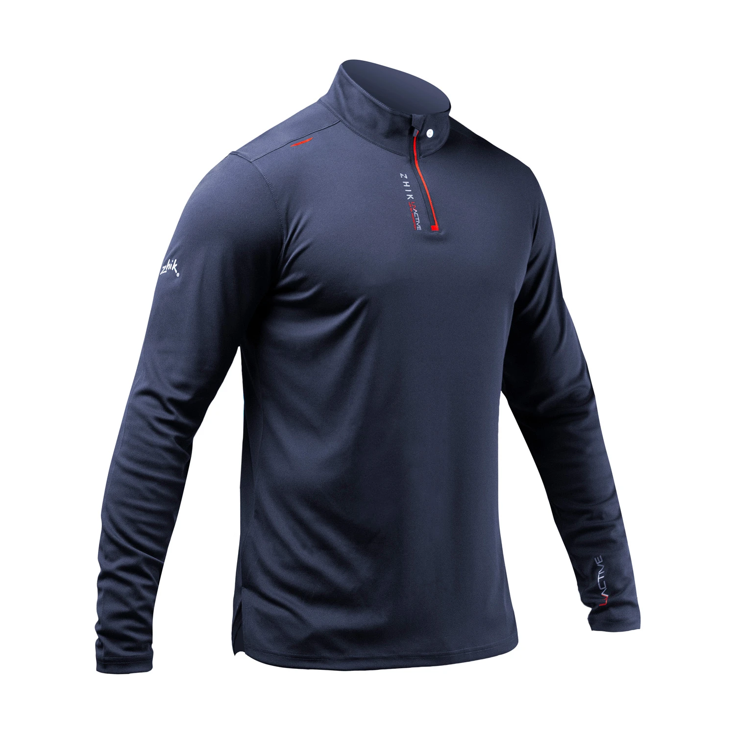 Zhik UV Active 1/4 Zip Long Sleeve Quick Dry UV50+ Top - Navy 4 Zhik UV Active 1/4 Zip Long Sleeve Quick Dry UV50+ Top - Navy - Image 2