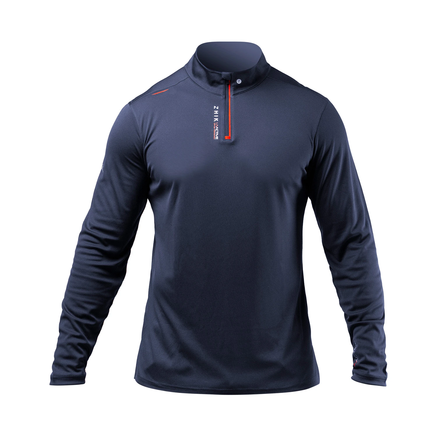 Zhik UV Active 1/4 Zip Long Sleeve Quick Dry UV50+ Top - Navy 3 Zhik UV Active 1/4 Zip Long Sleeve Quick Dry UV50+ Top - Navy