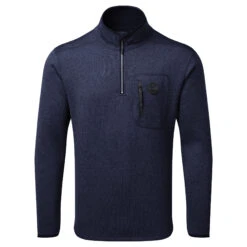 Gill Knit Fleece - Navy