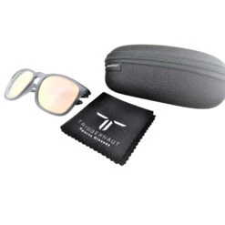 Triggernaut Rees Sunglasses - Matt Crystal Grey / Revo Rose Gold -Yacht Clothing Store Triggernaut Rees Sunglasses Rose Grey 102I 2
