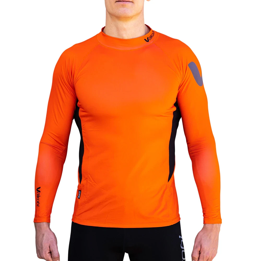 Vaikobi Junior Spandex Long Sleeve UV50+ Rashvest - Orange 3 Vaikobi Junior Spandex Long Sleeve UV50+ Rashvest - Orange