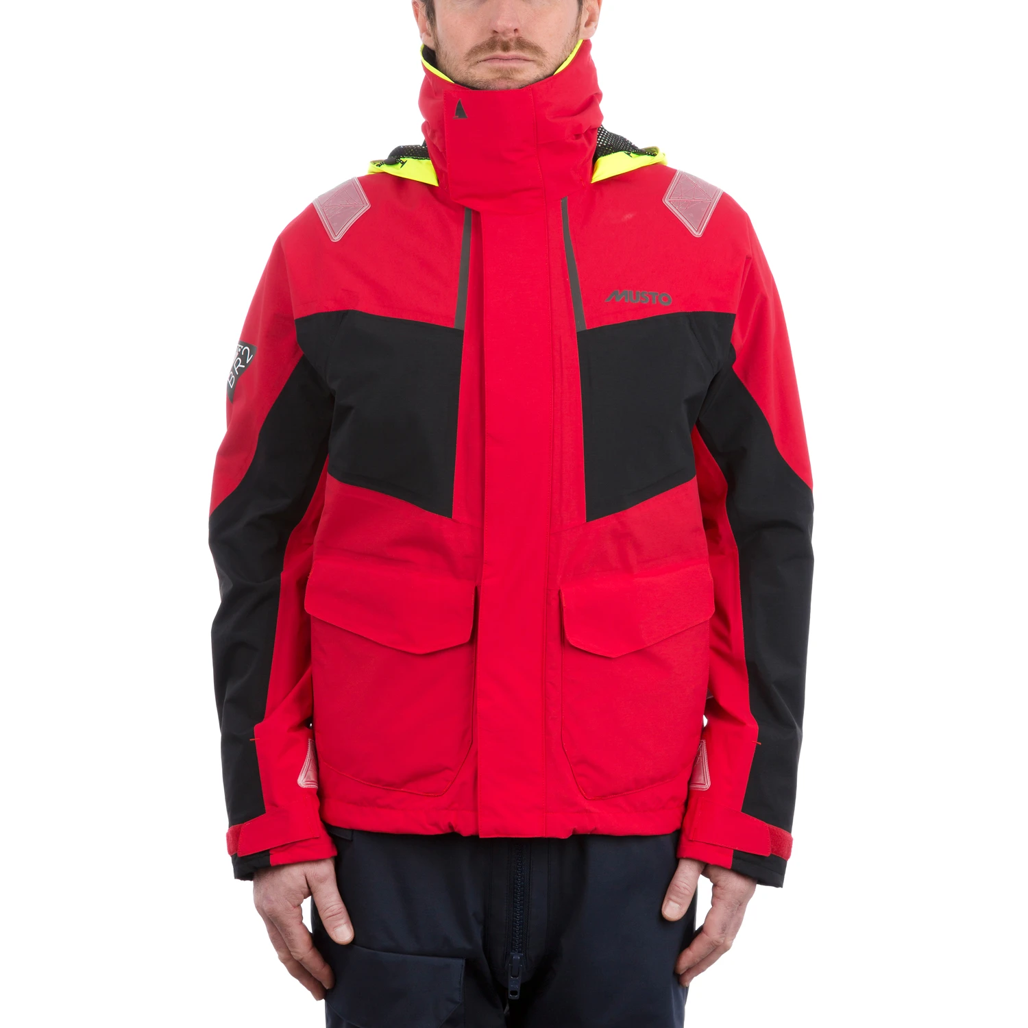 Musto BR2 Coastal Jacket - True Red/Black 4 Musto BR2 Coastal Jacket - True Red/Black - Image 2