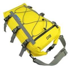 OverBoard Waterproof Kayak Deck Bag - 20 Ltr - Yellow -Yacht Clothing Store overboard waterproof 20 litres kayak deck bag yellow 4