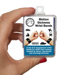 SwimCell Sea Sickness Wrist Bands For Adults & Children - Blue -Yacht Clothing Store swimcell motion sickness wrist bands for adults and children blue 4